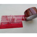 tamper proof tape with serial number and proforation line from ZOLO